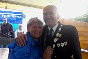 Sch�tzenk�nig WilliTheis und  Anke Hermsteiner