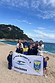 Teamfoto am Meer 
