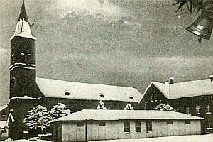 Weihnachtskarte mit Motiv aus Worringen