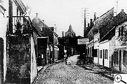 Neu�er Landstra�e um 1920