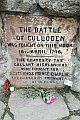 Culloden Battlefield Denkmalinschrift
