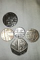 Wappen auf britischen Pfund, Münzen